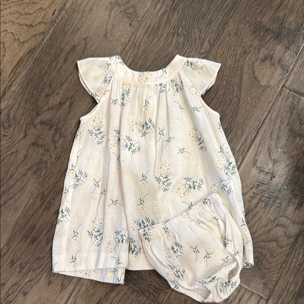 Edgehill Collection NWOT 12 month dress and bloomer spring floral